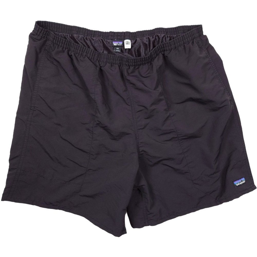 Patagonia 7" Baggies Long Black Shorts Men's 2XL XXL STY58033 Free Shipping